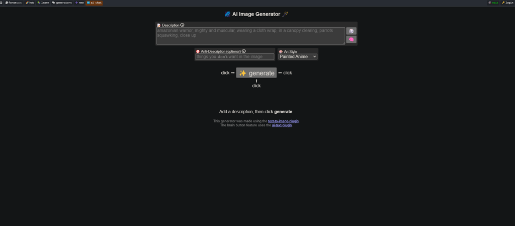 Perchance AI Image Generator